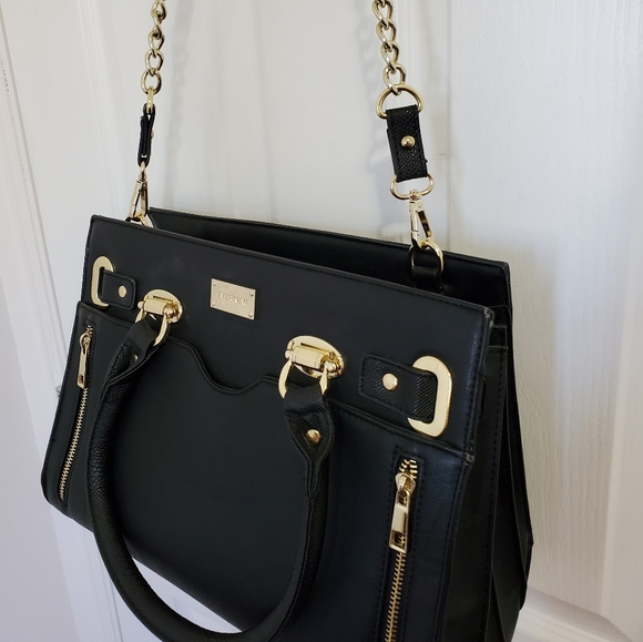 ⬇️ Ever New Faux Leather Satchel Crossbody Bag - Picture 7 of 14